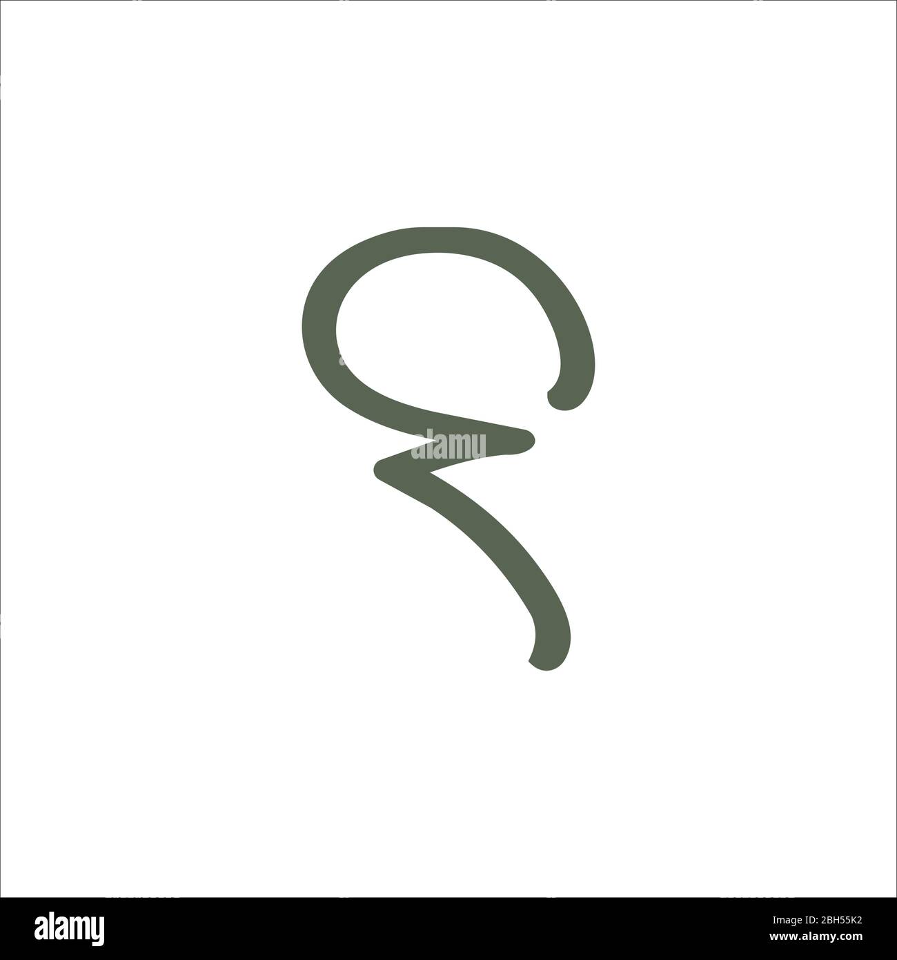 Initial letter cn or nc logo vector design template Stock Vector