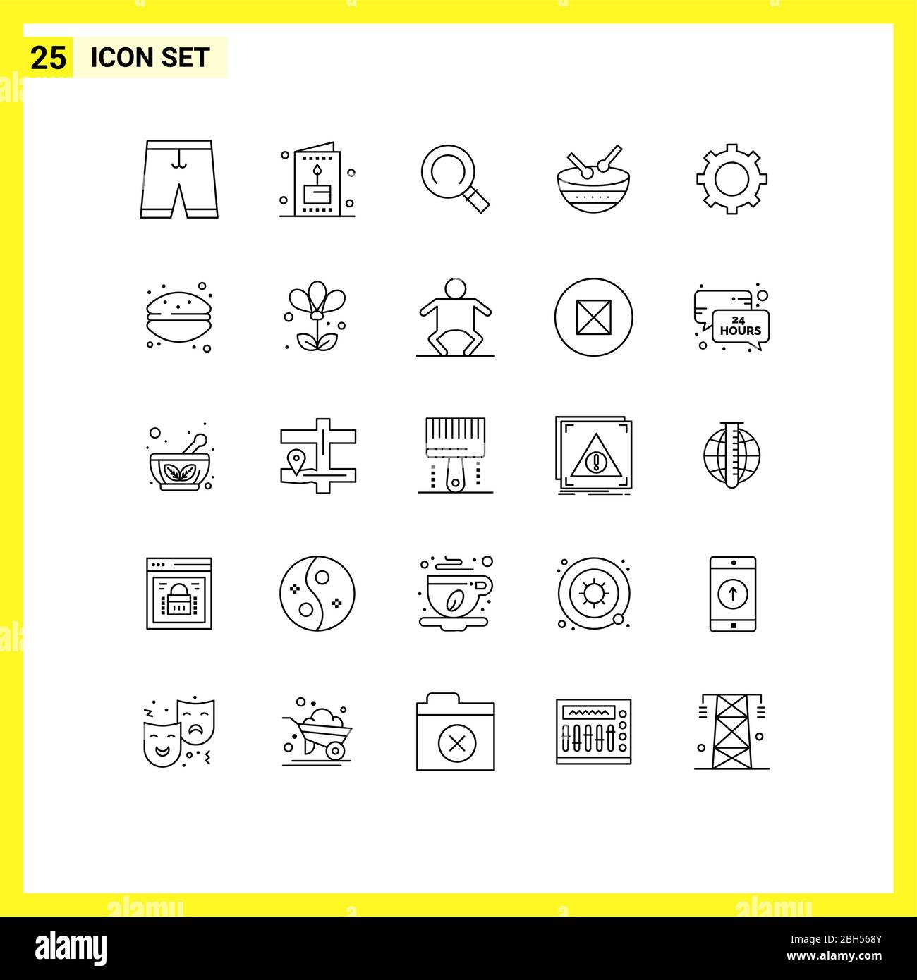 Group Of 25 Modern Lines Set For Setting Parade Party Irish Drum Editable Vector Design Elements Stock Vector Image Art Alamy