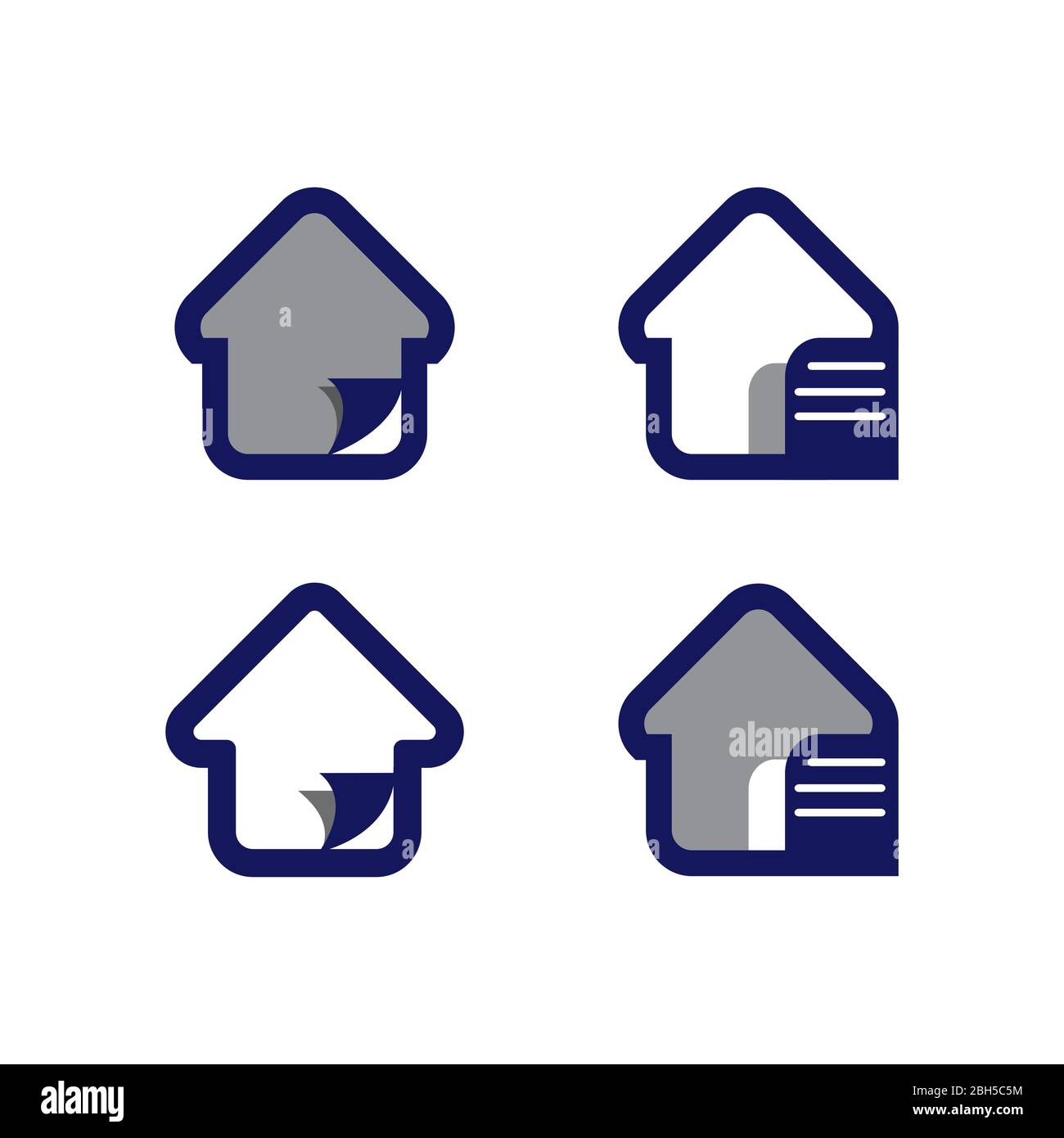 House vector icon. Home web sign Stock Vector