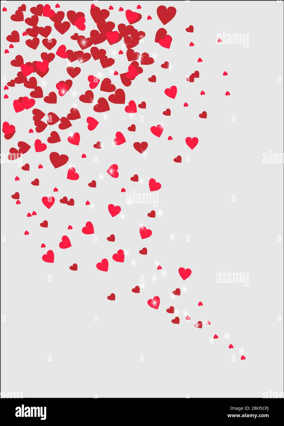 Valentines day background with Heart. Vector illustration Stock Vector ...