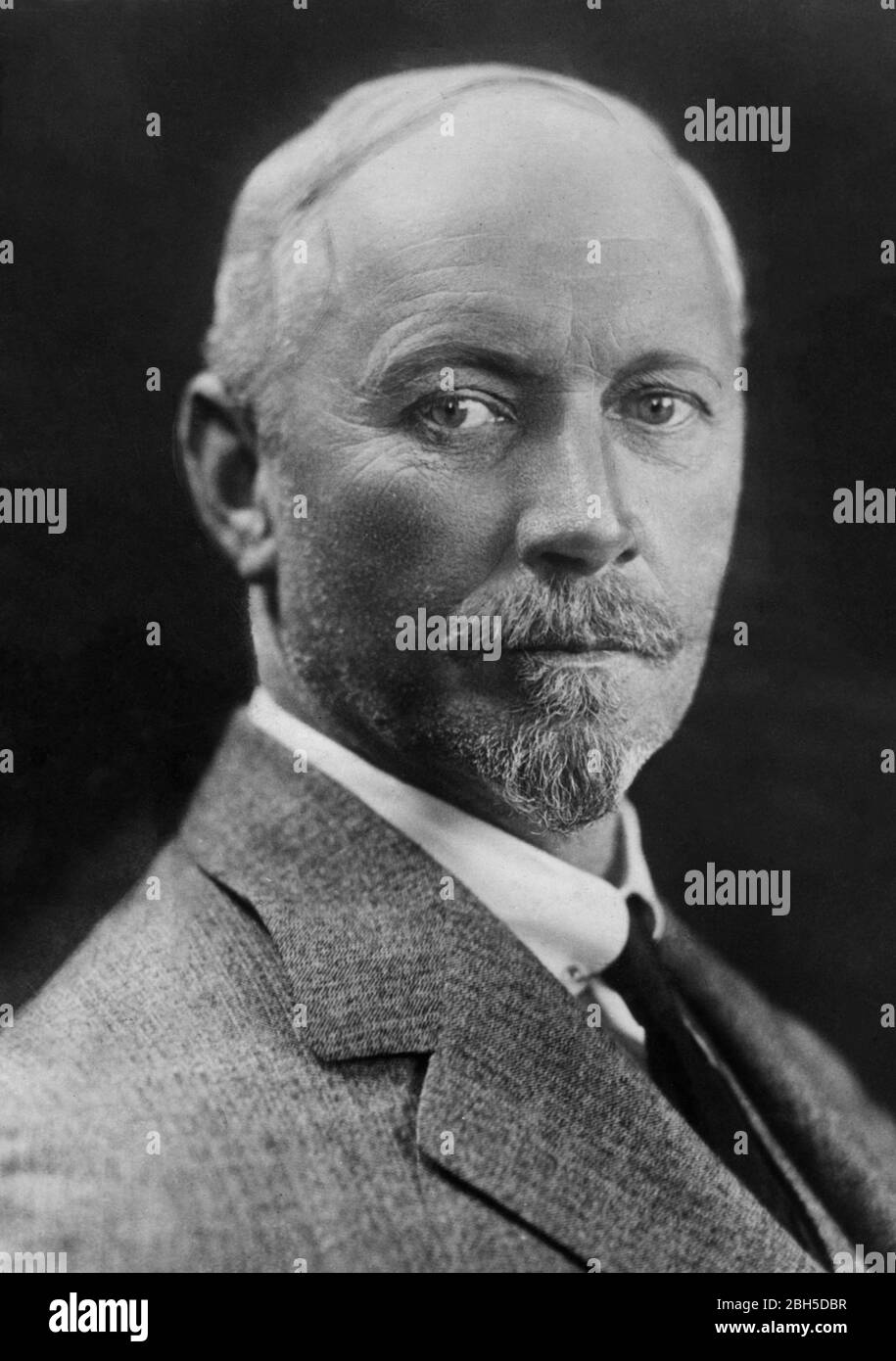 Field Marshal Jan Christian Smuts (1870-1950), c. 1910s. He grew up on a farm, became a brilliant student of law, philosophy, poetry, etc.  He got into politics, then the military, then lobbied for South African interests in London. He became prime minister of the Union of South Africa right after World War I and then again during World War II.  But for much of his life, he was hated by many Afrikaners.  To see my other vintage images, Search:  Prestor  vintage WW I Stock Photo