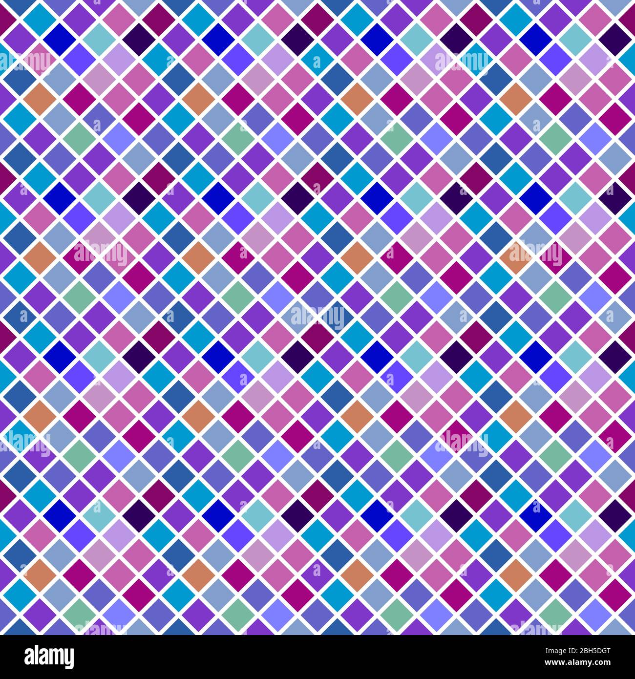 Seamless colorful abstract square pattern background design Stock ...