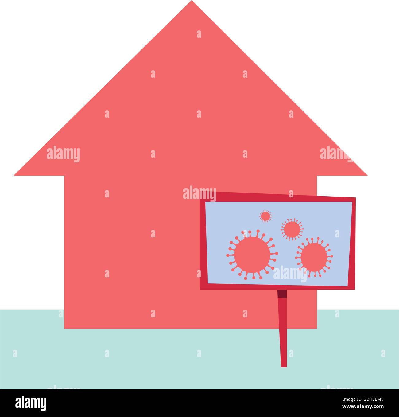 global home care for coronavirus vector illustration design Stock Vector