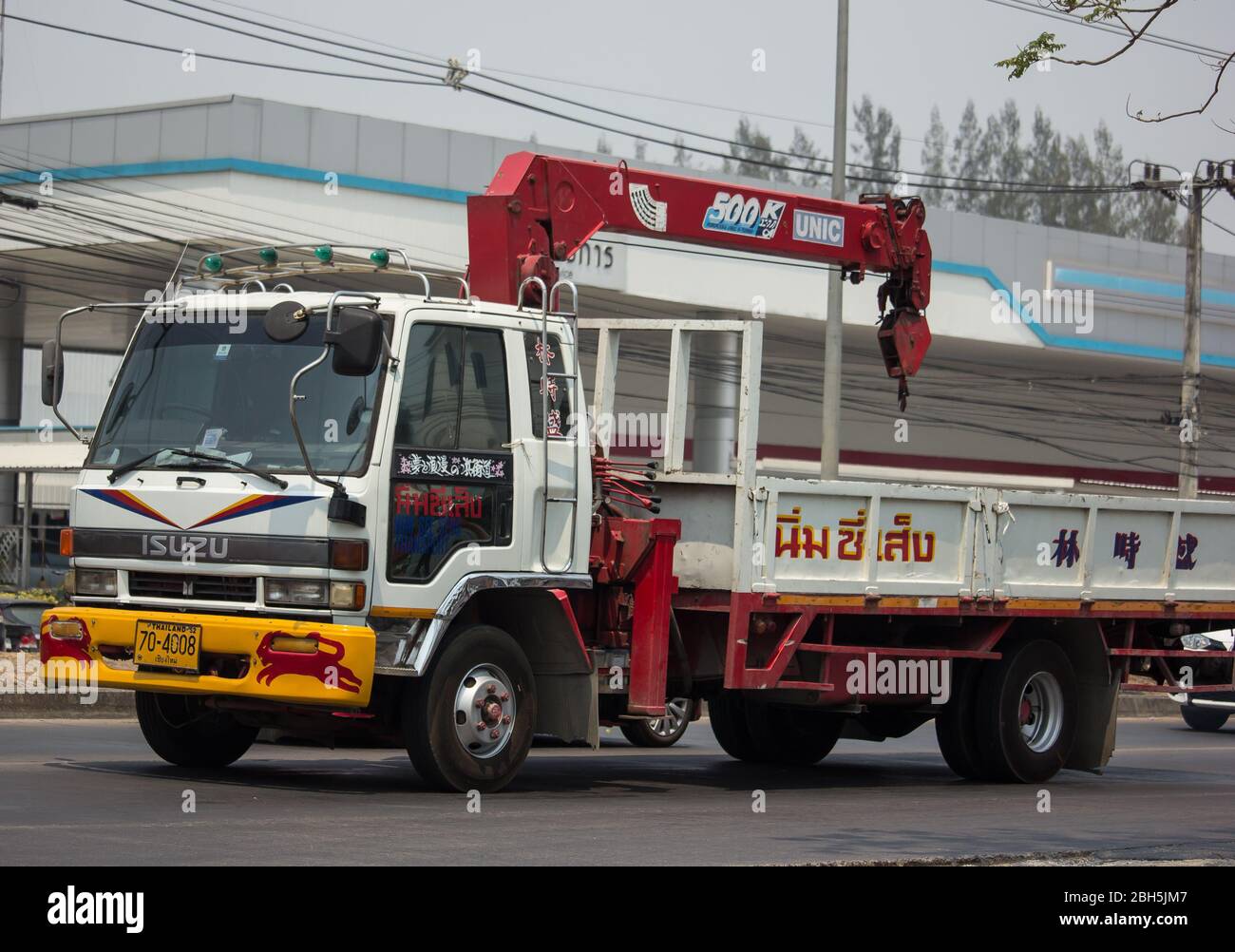 Chiangmai Thailand March 25 2020 Truck Of Nim See Seng Transport 1988 Company Photo At Road No 121 About 8 Km From Downtown Chiangmai Thailand Stock Photo Alamy