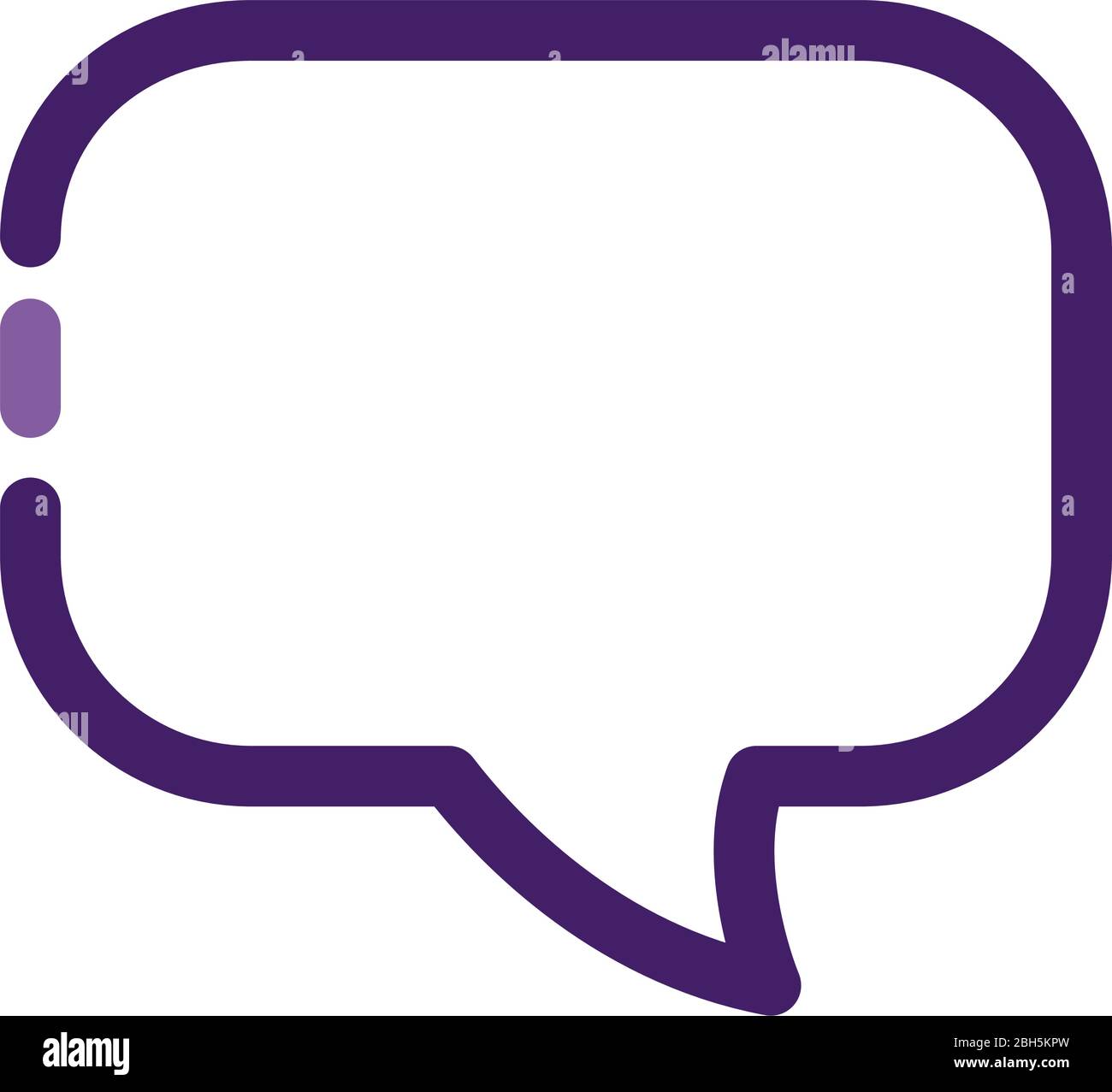 speech bubble message line style icon Stock Vector Image & Art - Alamy