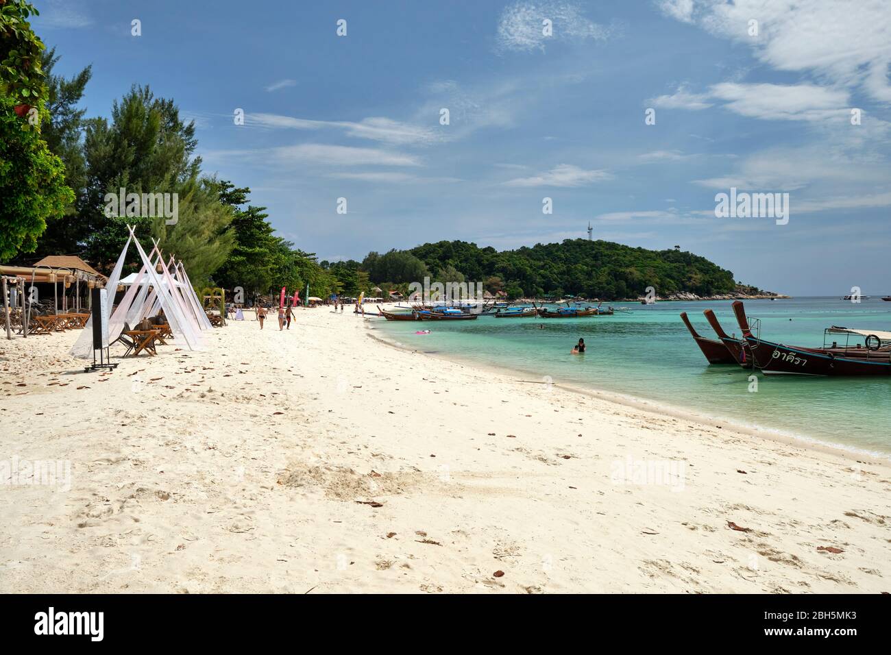 Pattaya Beach view Koh Lipe Thailand Stock Photo