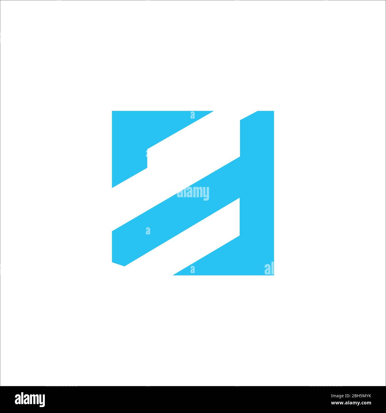 Initial letter cn or nc logo vector design template Stock Vector