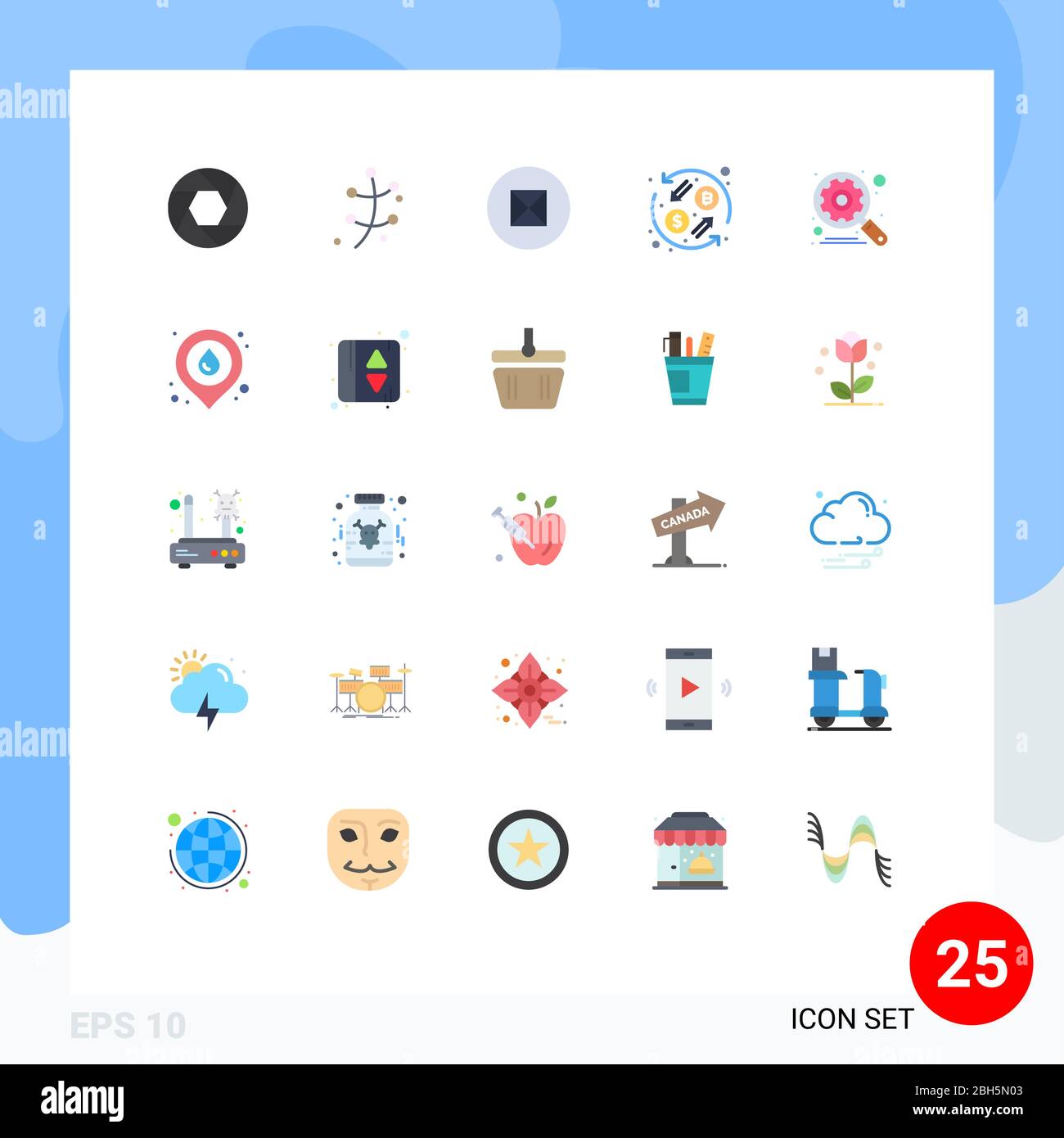 25 Creative Icons Modern Signs And Symbols Of Search Engine