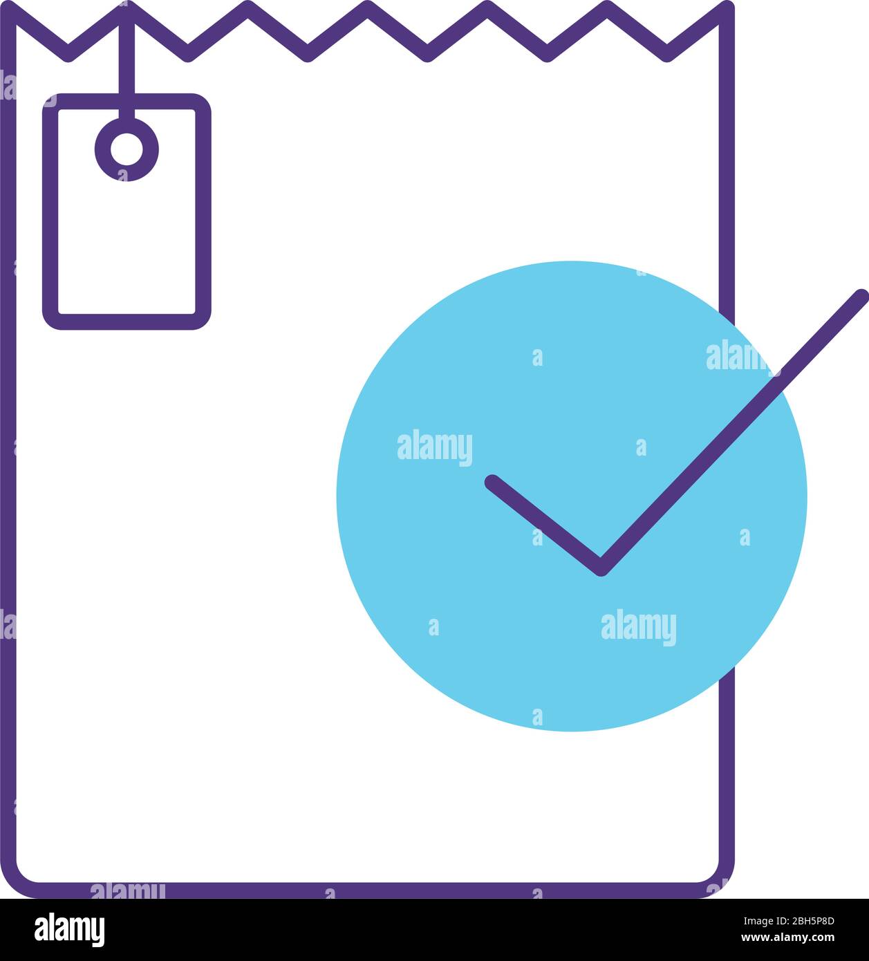 shopping bag line style icon Stock Vector Image & Art - Alamy