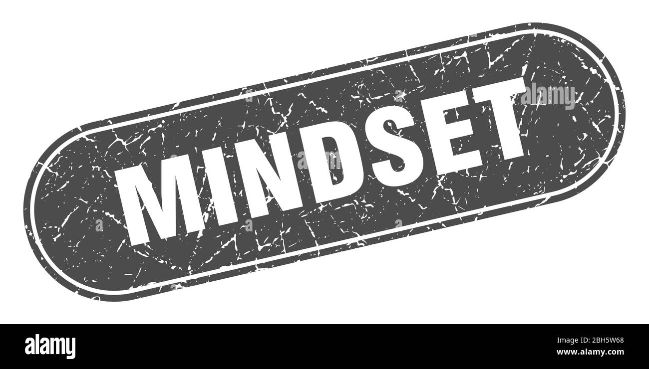 mindset sign. mindset grunge black stamp. Label Stock Vector Image ...
