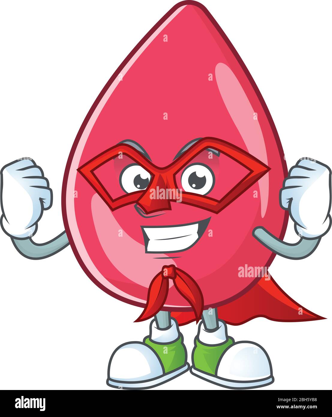 wallpapers Anemia Cartoon Images https www alamy com red blood cartoon design concept dressed as super hero image354787756 html