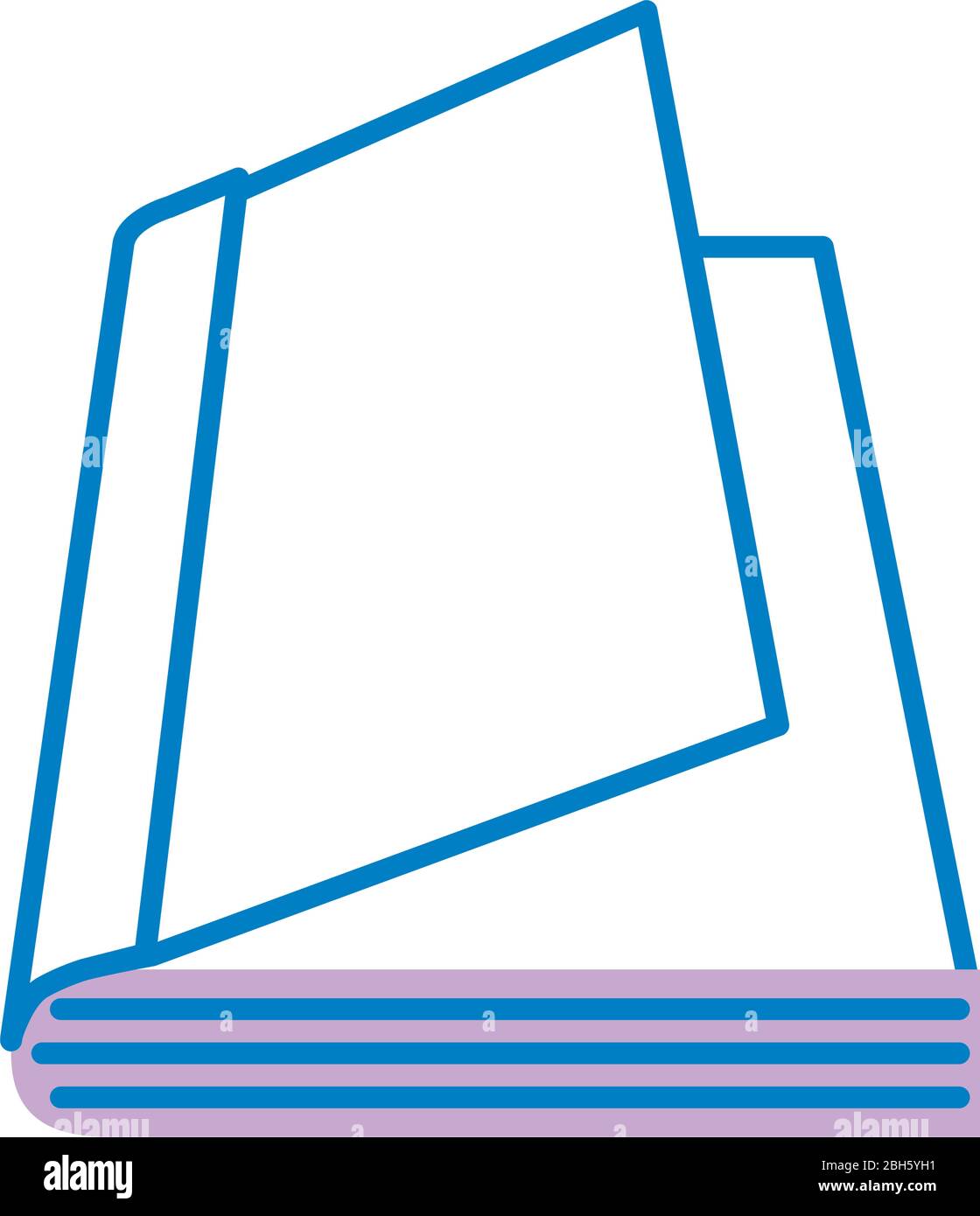 text book line style icon Stock Vector Image & Art - Alamy