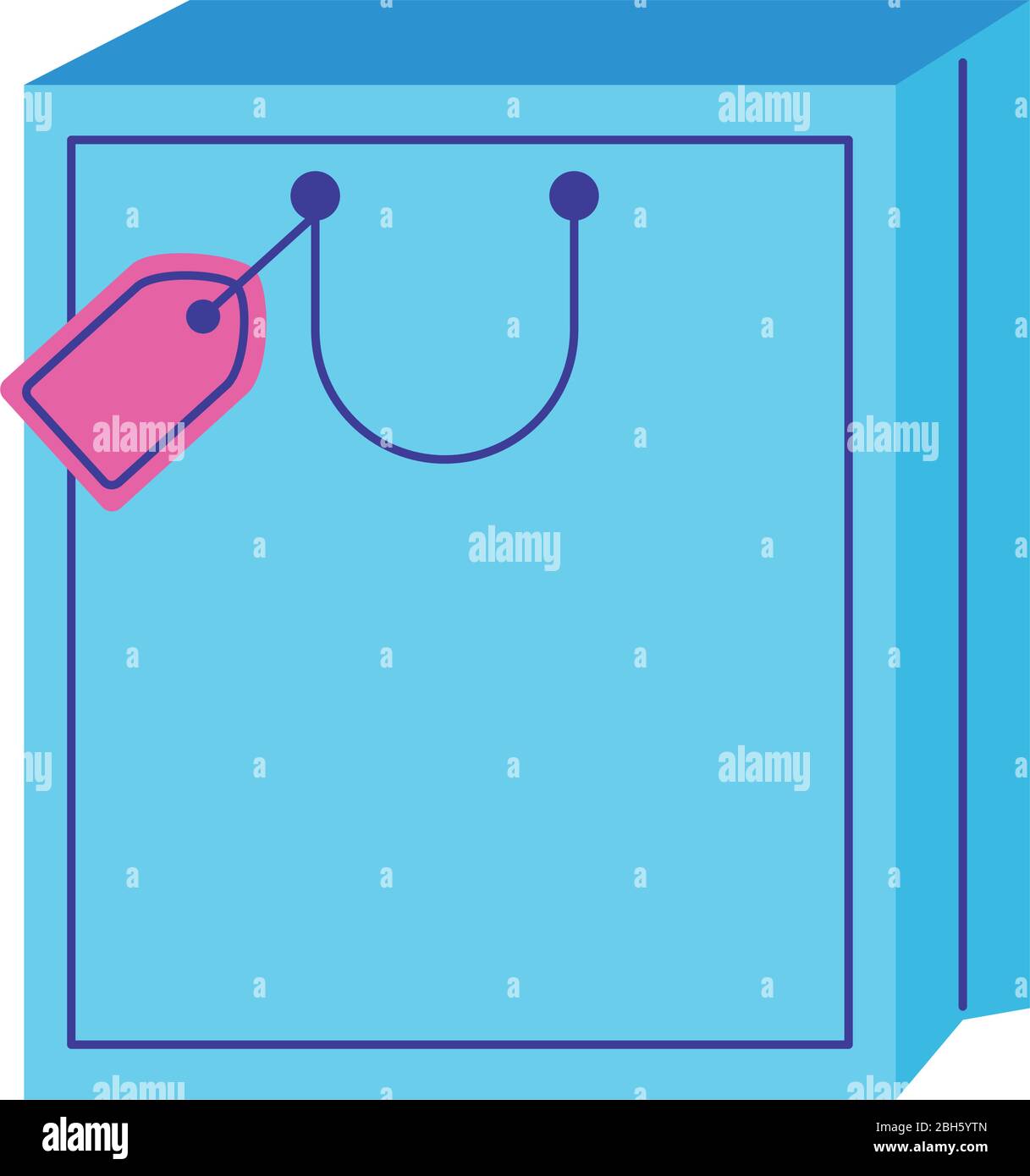 shopping bag flat style icon Stock Vector Image & Art - Alamy