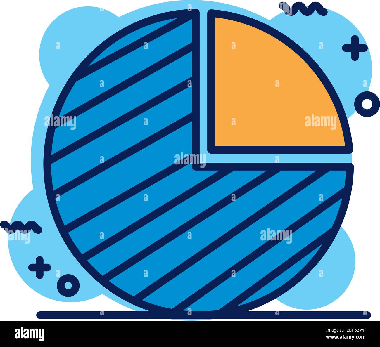 statistics pie detail style icon Stock Vector Image & Art - Alamy