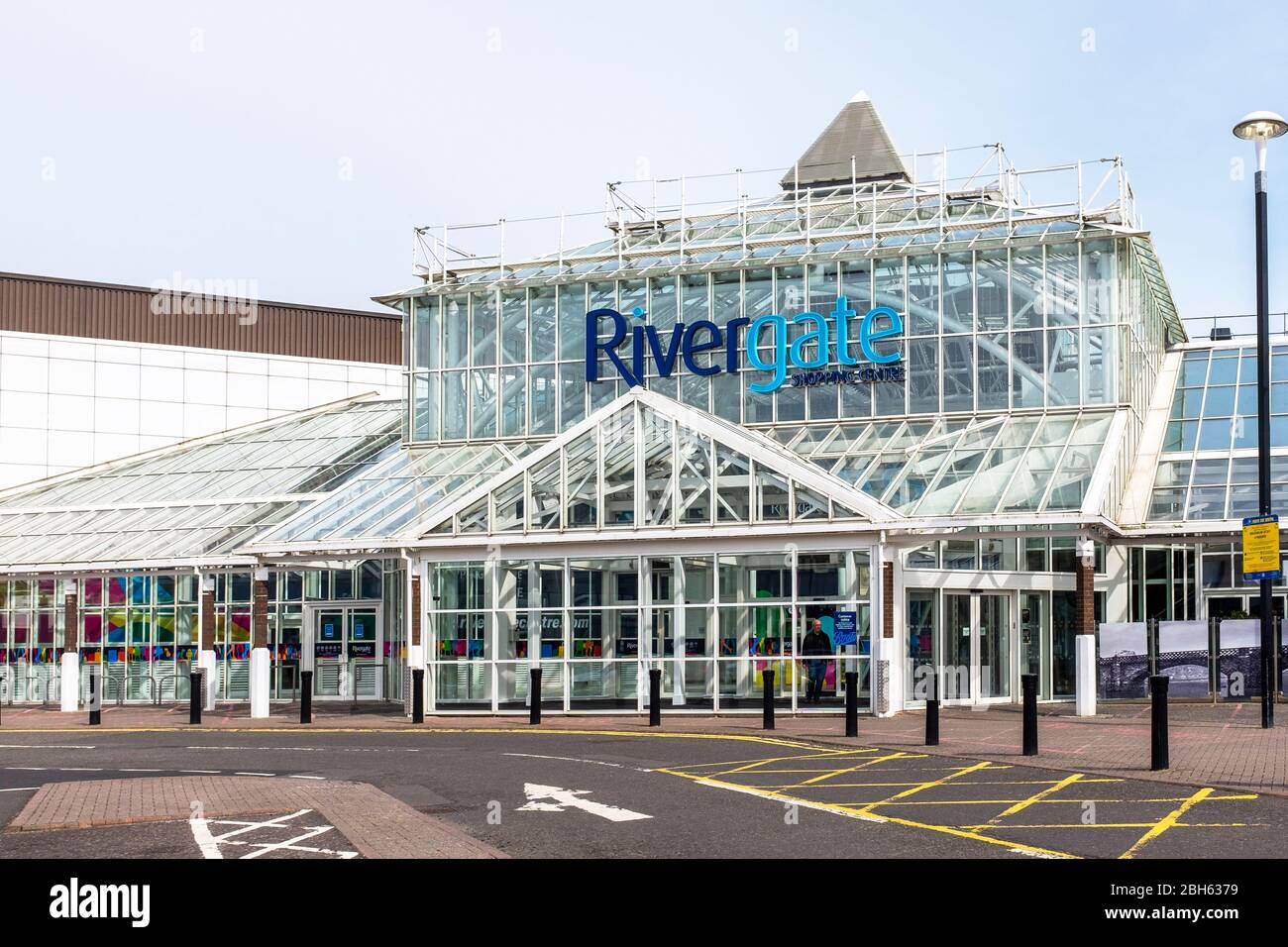 Rivergate shopping mall, Irvine, North Ayrshire, Scotland, UK Stock