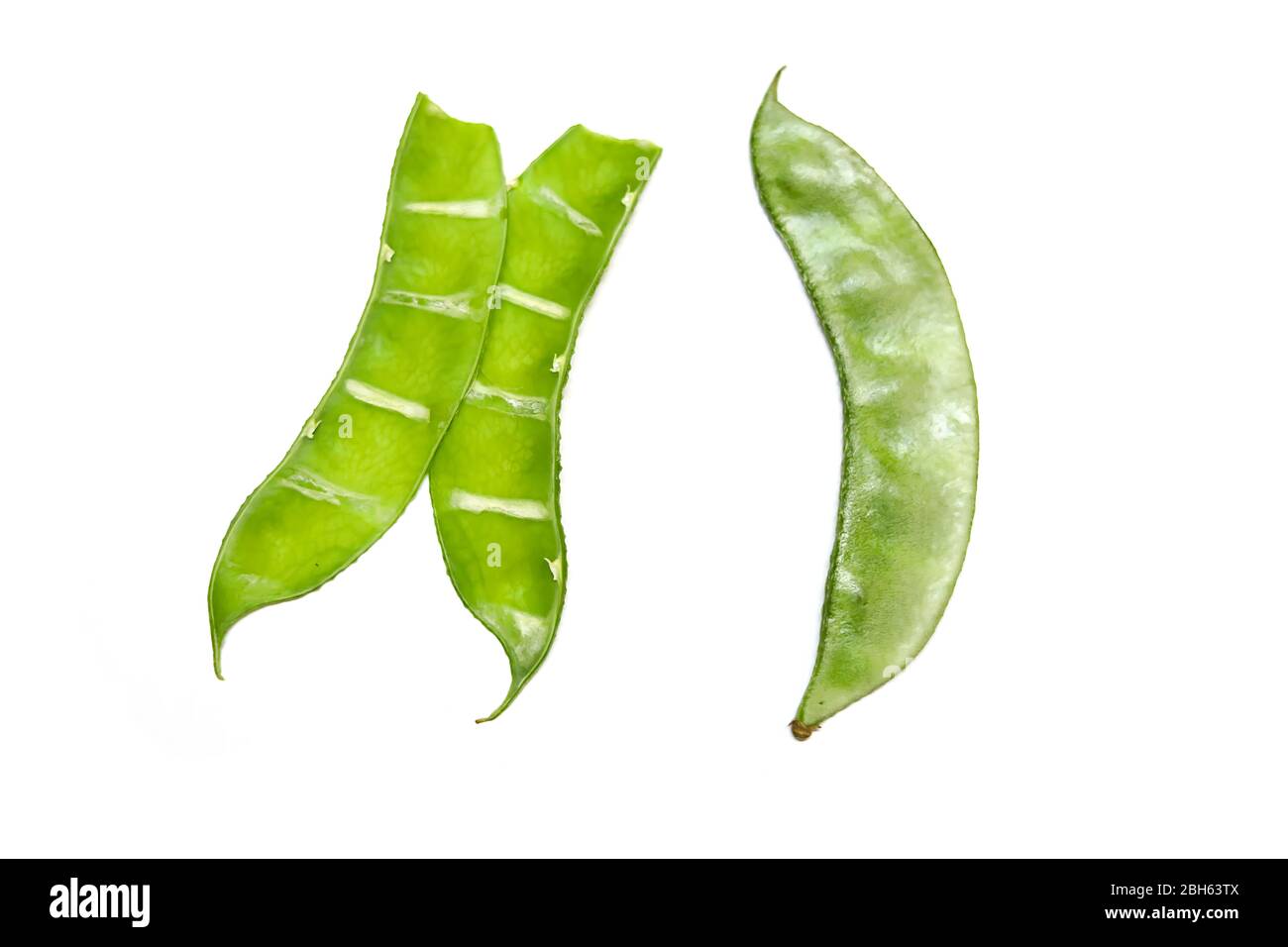 Indian Broad Beans isolated against white backgrounds Stock Photo Alamy