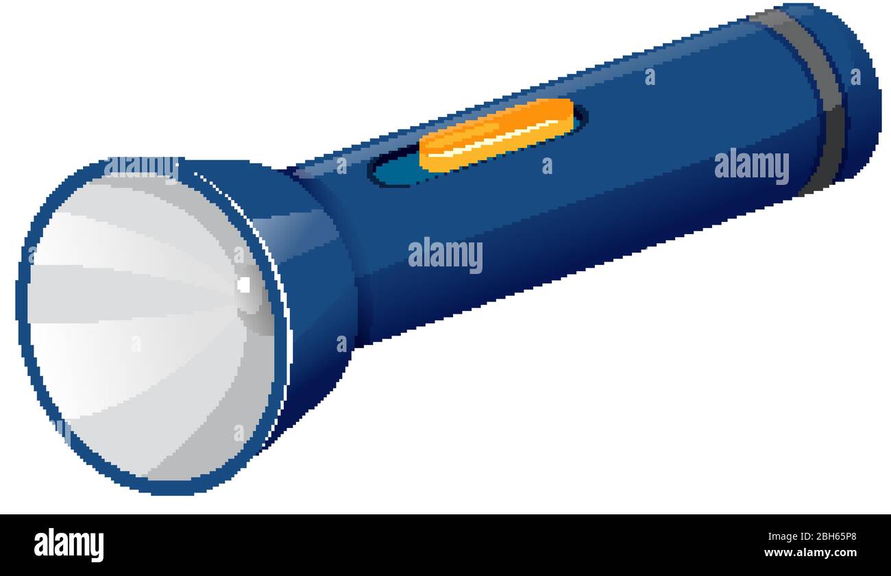 Torchlight in blue color illustration Stock Vector Image & Art Alamy