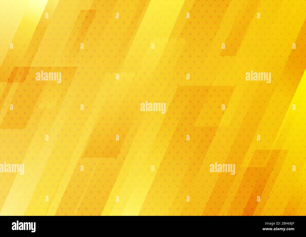 Abstract modern yellow stripes geometric diagonal with dots pattern ...