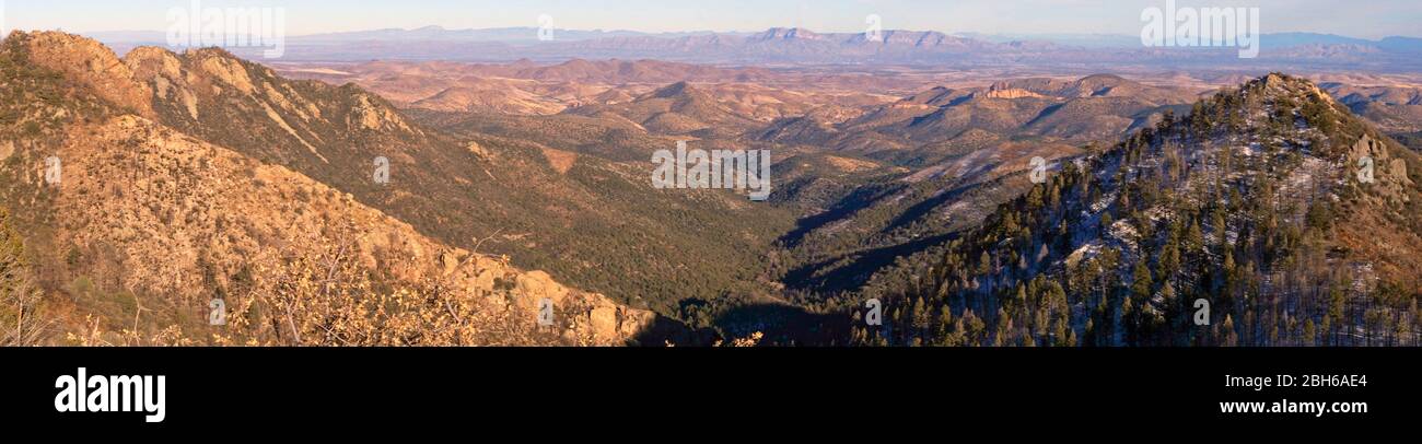 Emory Pass in Gila National Forest in New Mexico Stock Photo