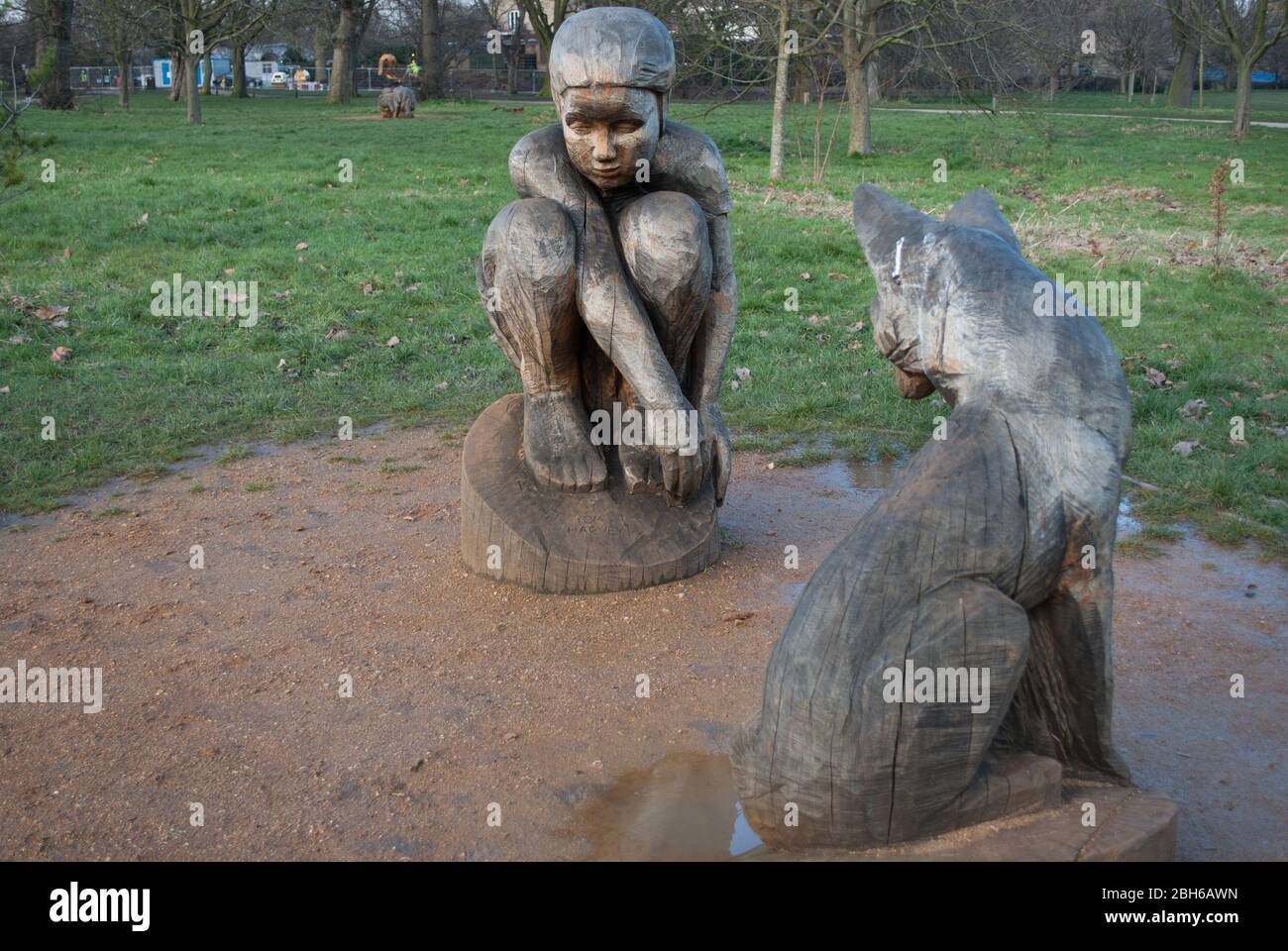 Carved Wooden Sculptures Wood Sculpture Gallery Garden Regent's Park