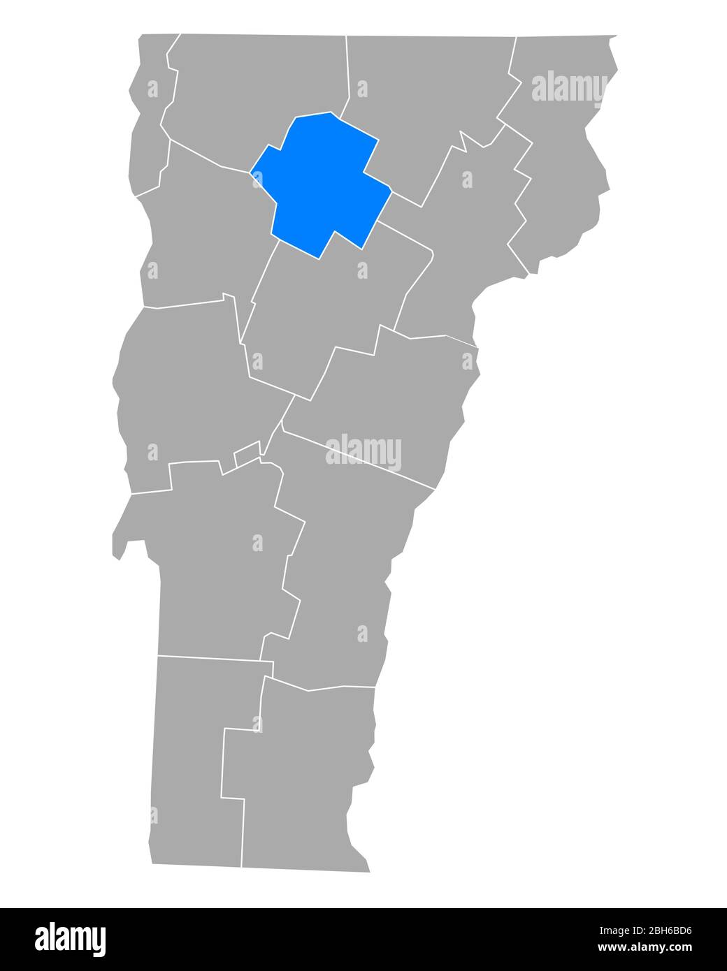 Map of Lamoille in Vermont Stock Photo Alamy