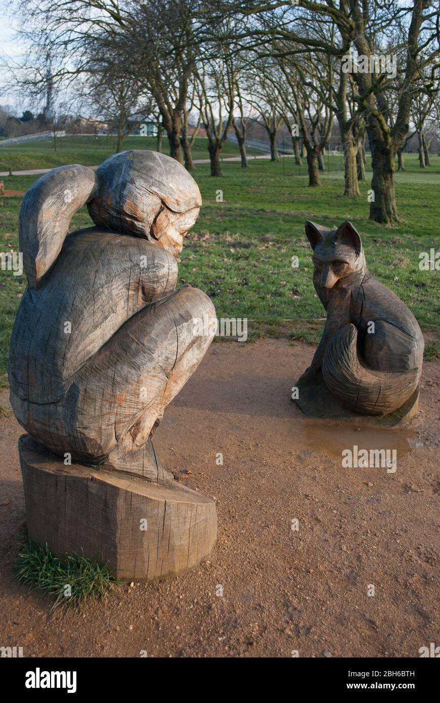 Carved Wooden Sculptures Wood Sculpture Gallery Garden Regent's Park