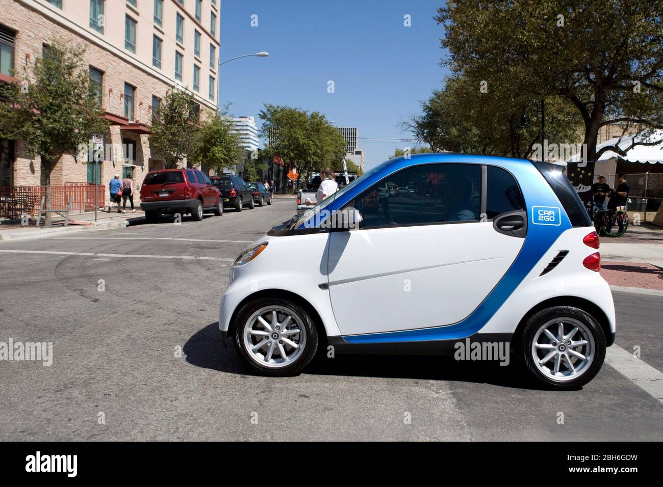 Austin, Texas USA, March 18, 2009. SmartforTwo car, made by German car