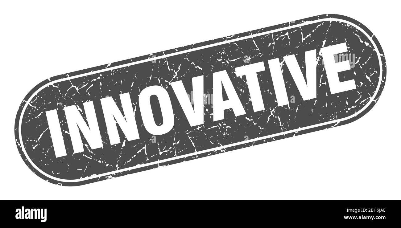 innovative sign. innovative grunge black stamp. Label Stock Vector ...