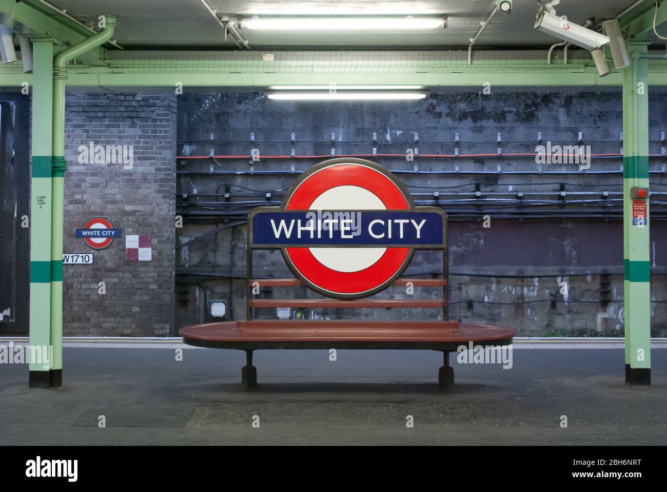 1930s Art Deco Architecture White City Underground Station, Wood Lan