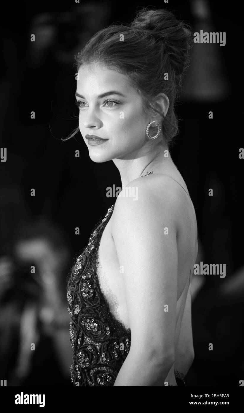 VENICE, ITALY - SEPTEMBER 01: Barbara Palvin walks the red carpet ahead of the 'Suspiria' screening during the 75th Venice Film Festival Stock Photo