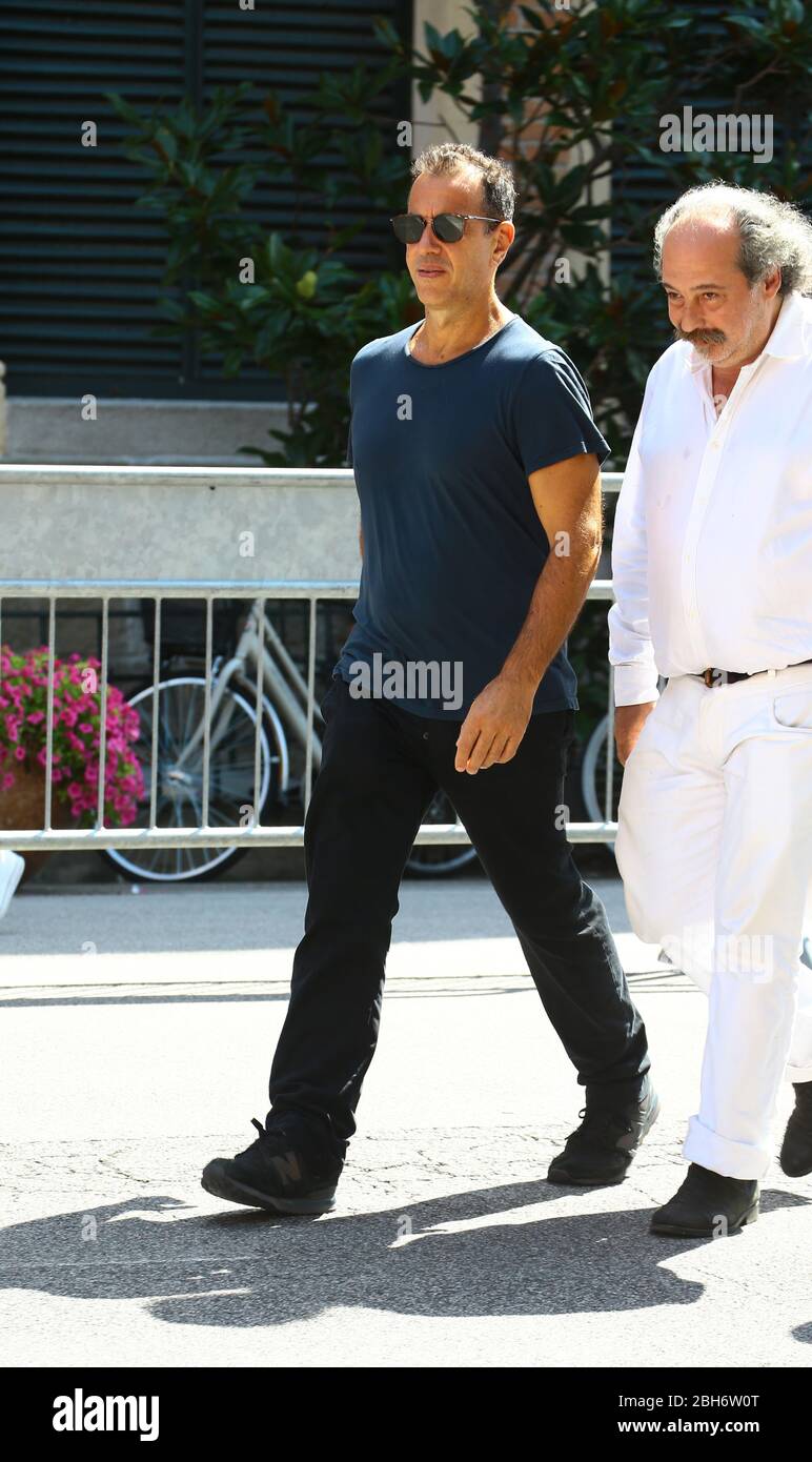 VENICE, ITALY - SEPTEMBER 02: Matteo Garrone is seen during the 75th Venice Film Festival on September 2, 2018 in Venice, Italy Stock Photo