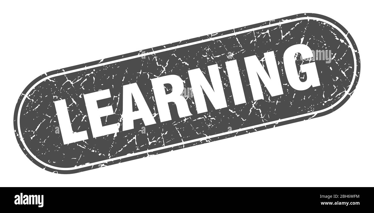 Leaarning Sign learning sign. learning grunge black stamp. Label Stock Vector Image ...