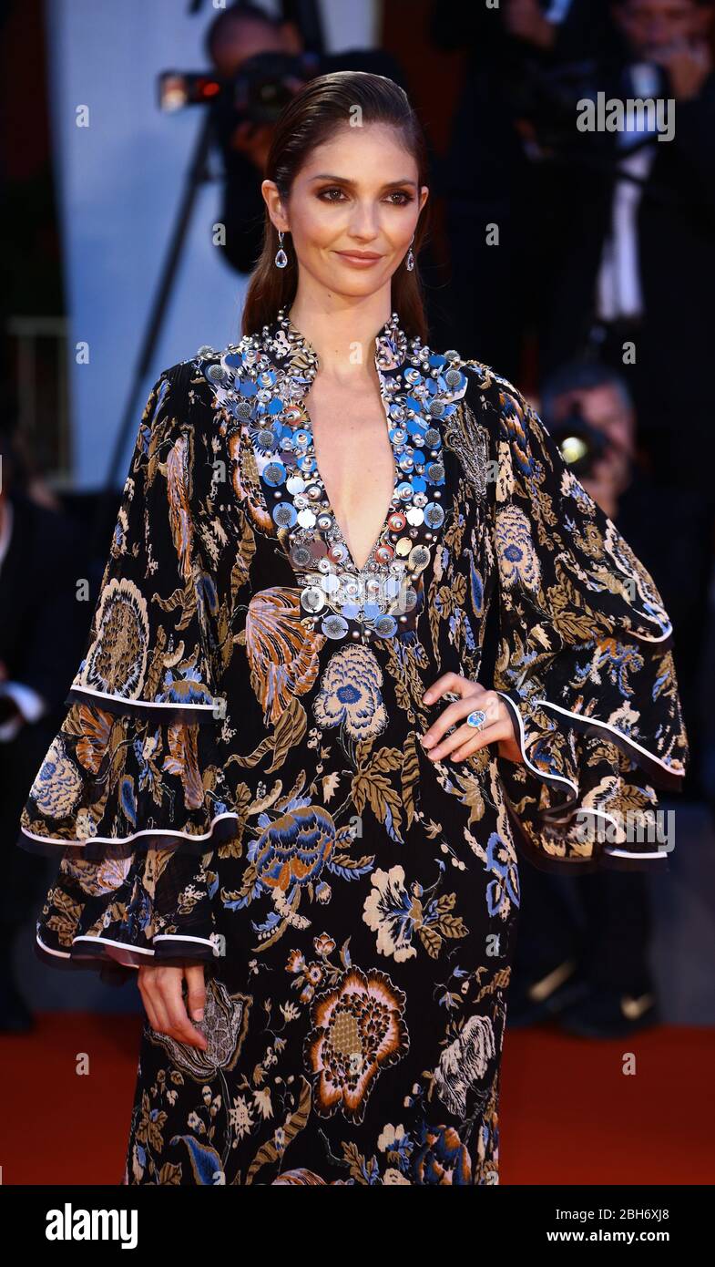 VENICE, ITALY - SEPTEMBER 02: Annabelle Belmondo walks the red carpet