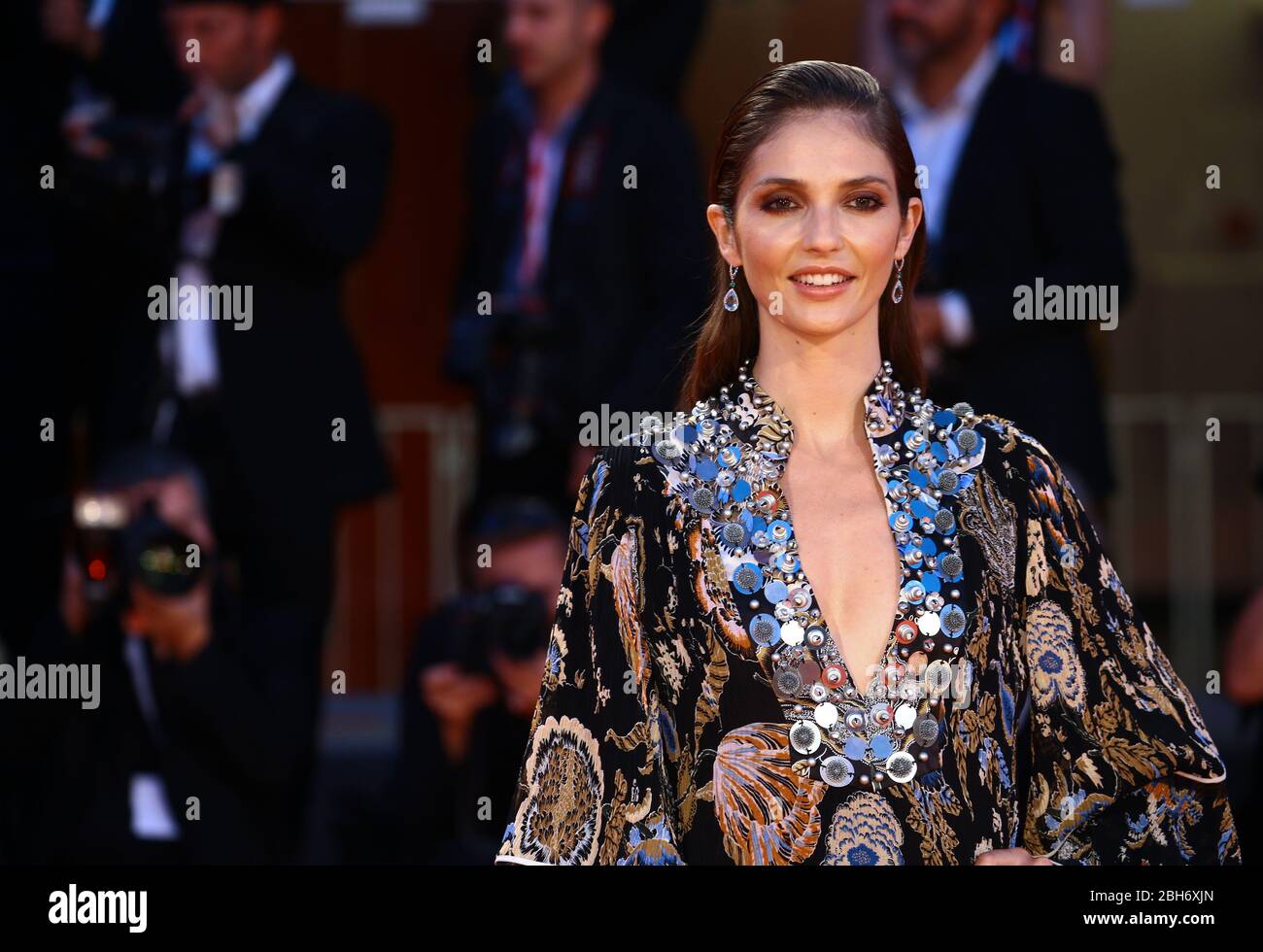 VENICE, ITALY - SEPTEMBER 02: Annabelle Belmondo walks the red carpet