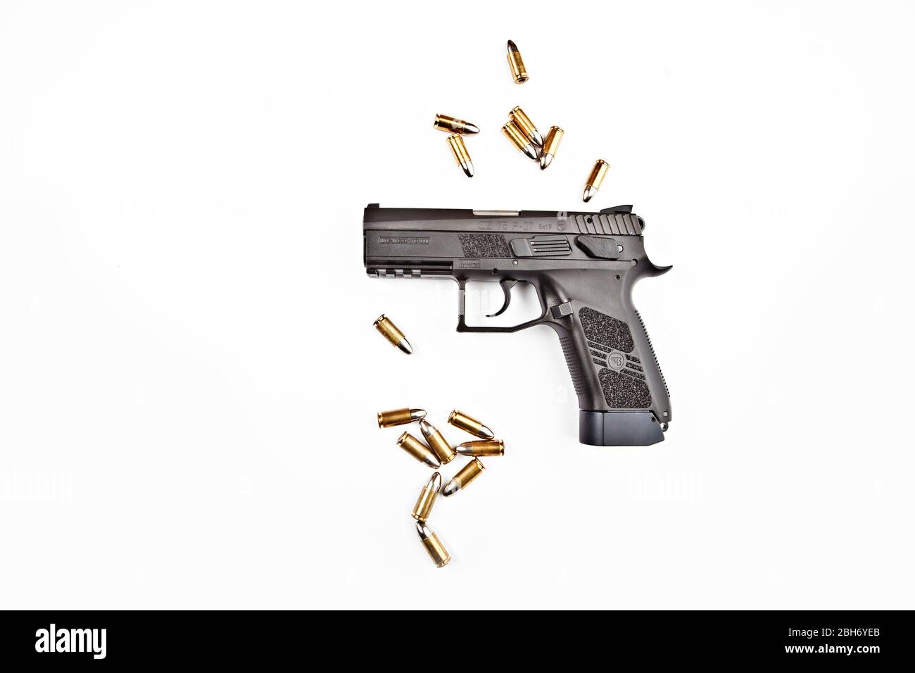 Pistol Inside Decal Sticker,40 Cal,Pistol,Gun,9mm, Firearm