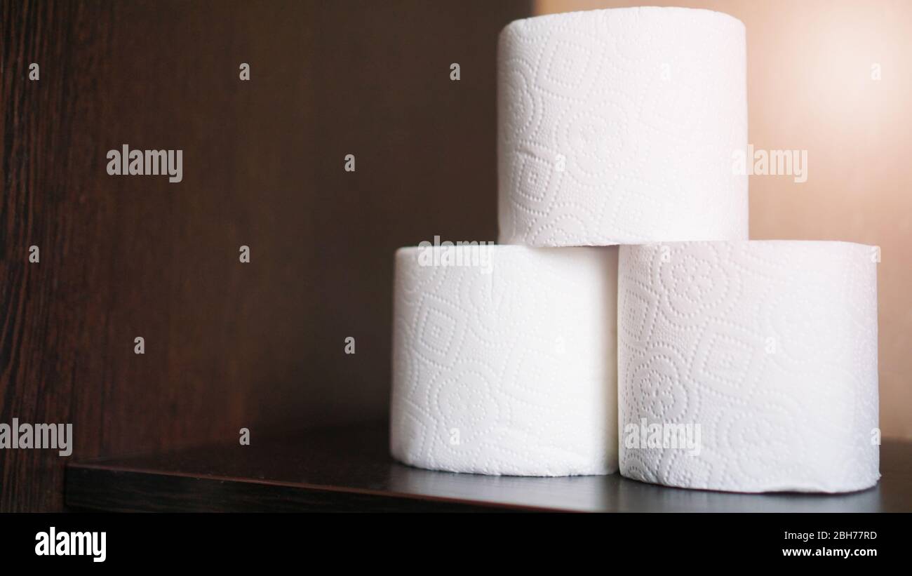 Toilet paper is consider a must item during crisis. Tissue rolls on
