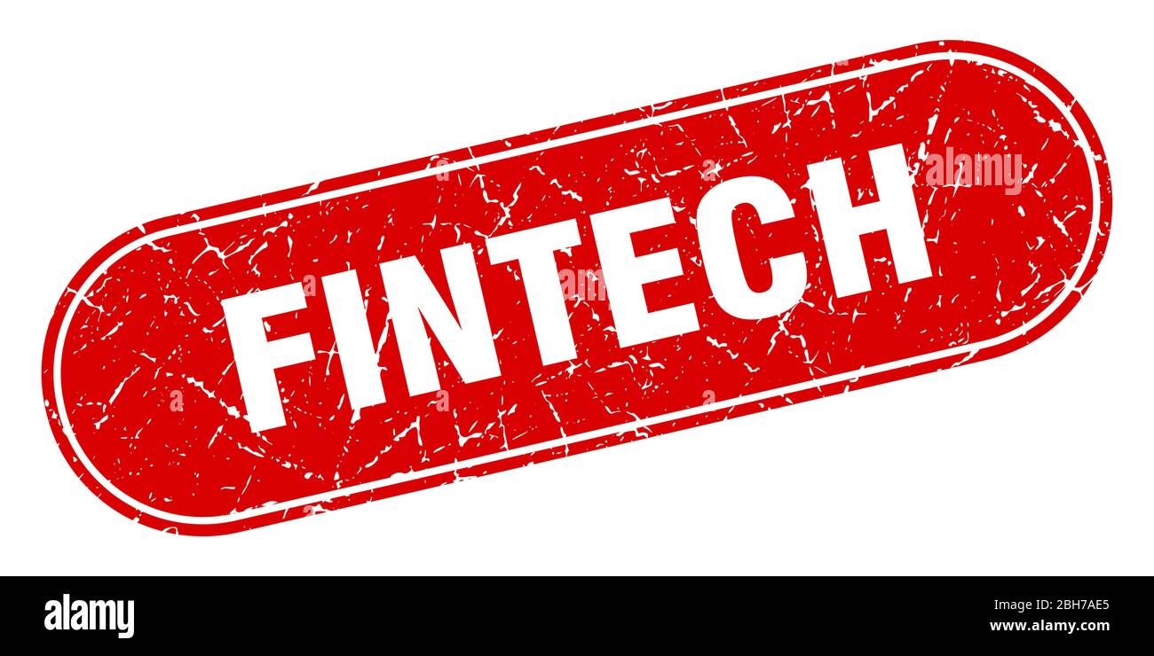 fintech sign. fintech grunge red stamp. Label Stock Vector Image & Art ...