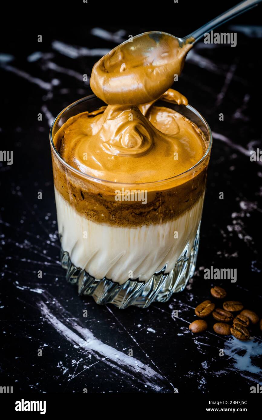 Dalgona Coffee / Whipped Creamy Fluffy and Trendy / Tiktok Instant Coffee Powder. Korean