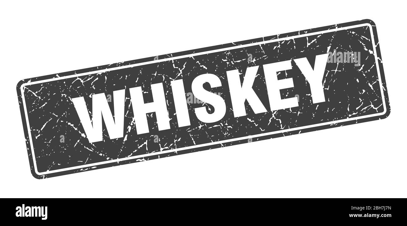 whiskey stamp. whiskey vintage black label. Sign Stock Vector Image ...