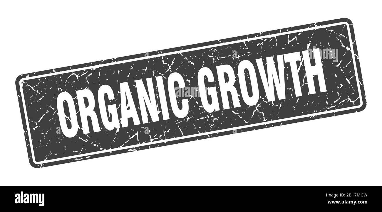 organic growth stamp. organic growth vintage black label. Sign Stock ...