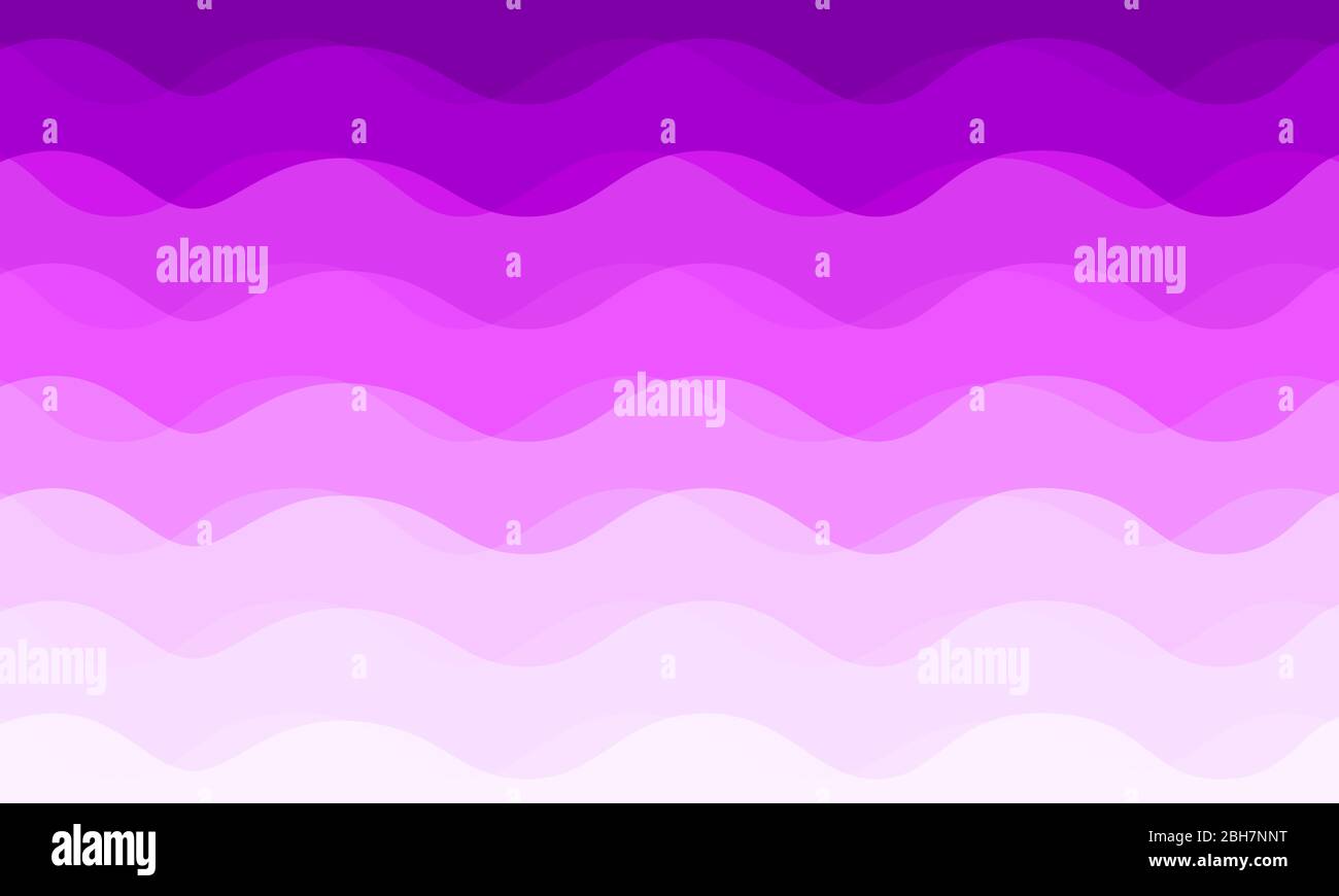 Purple dark to light gradient background or backdrop with curves and