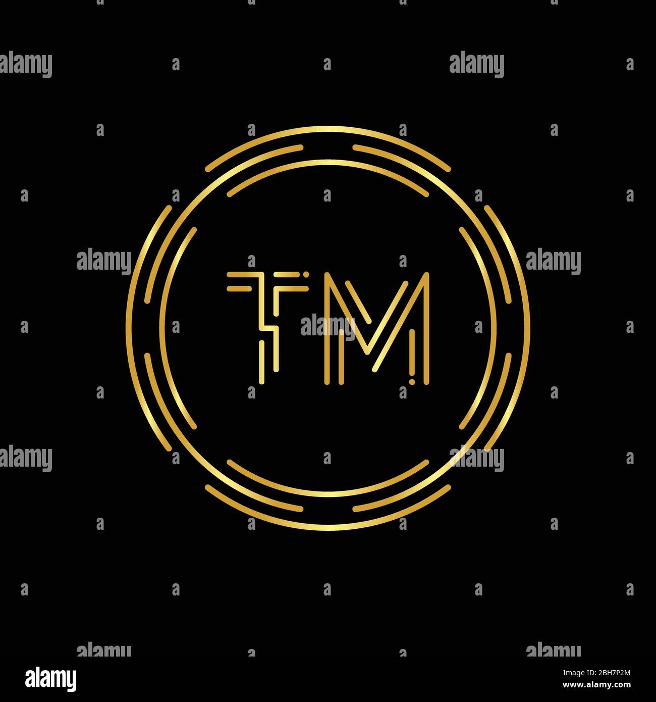 Initial Letter TL Logo Creative Typography Vector Template. Circle ...