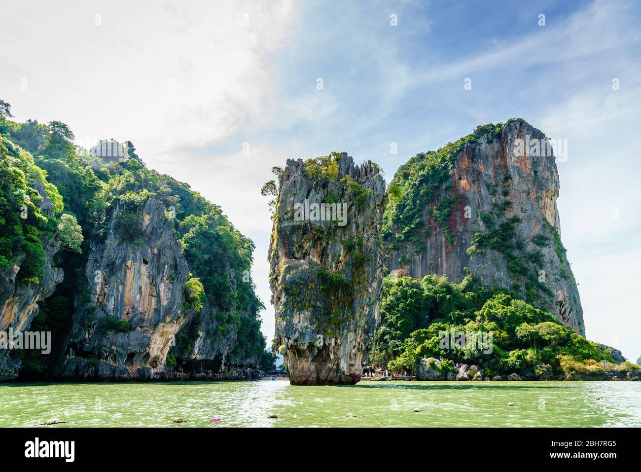 Khao Phing Kan aka James Bond Island in Andaman Sea in Thailand Stock Photo