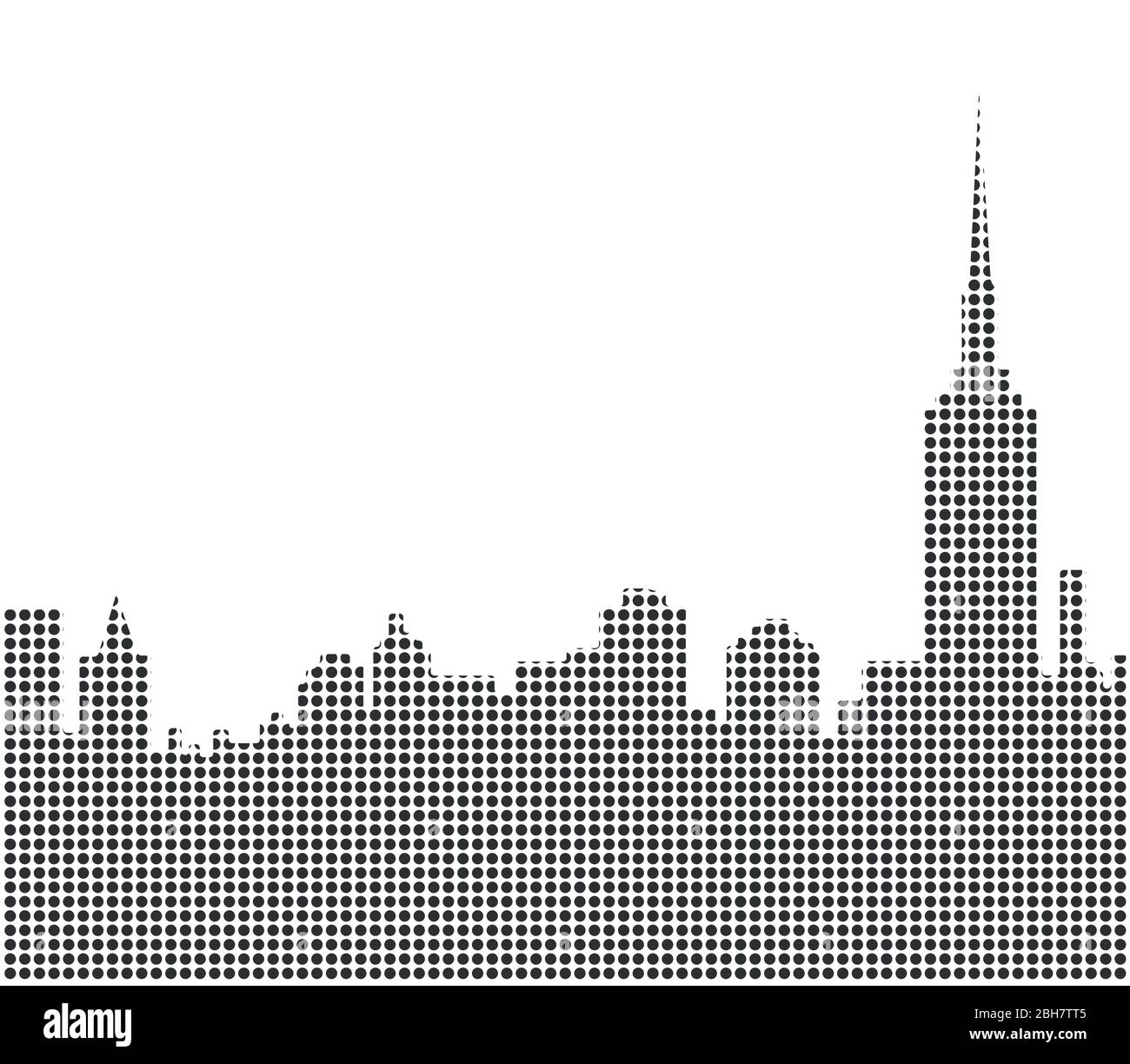 City Silhouette on white Background vector illustration eps 10 Stock ...