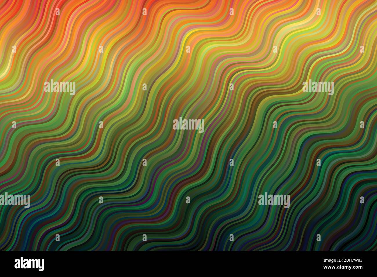 Green, yellow and red waves vector background Stock Vector Image & Art ...