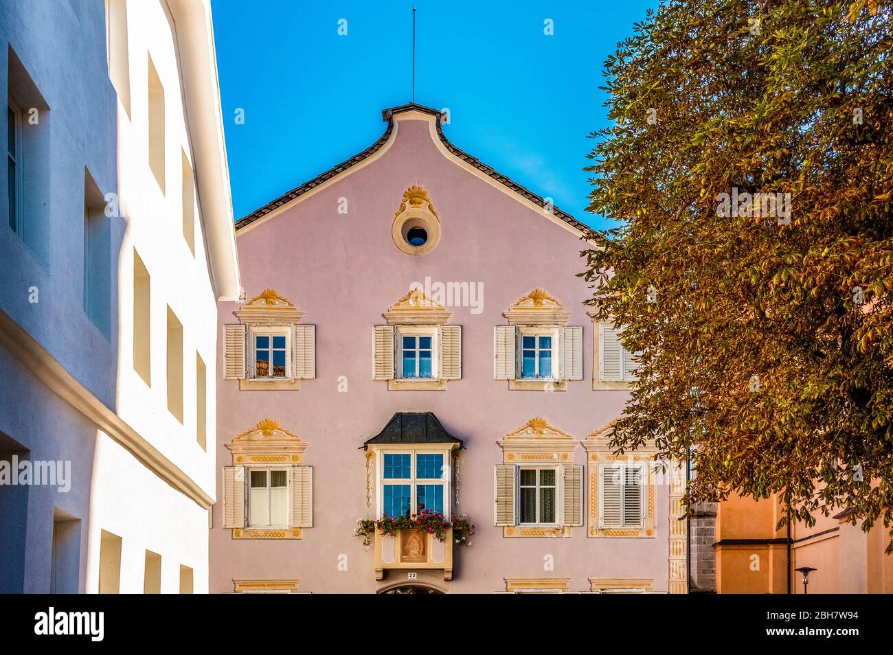 Italy Soth Tyrol - Val Pusteria - Brunico  - Via Ragen di Sopra Stock Photo