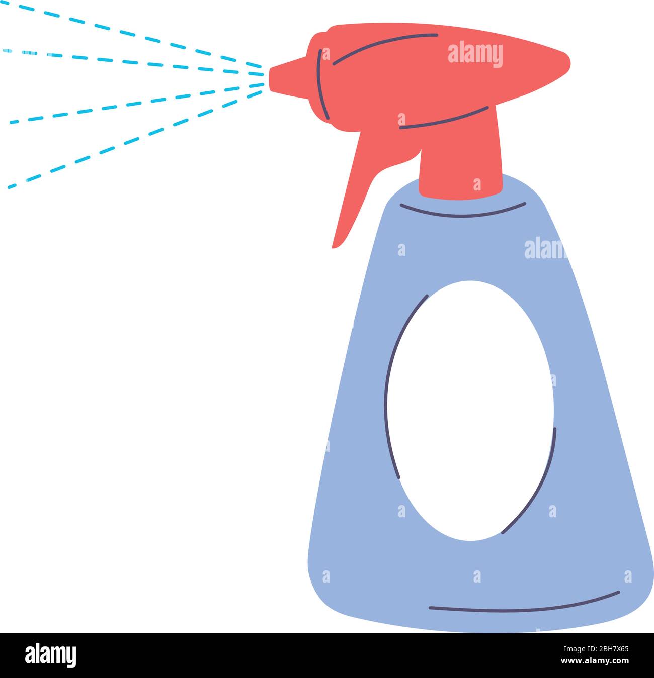 spray bottle cleaning equipment isolated icon on white background ...