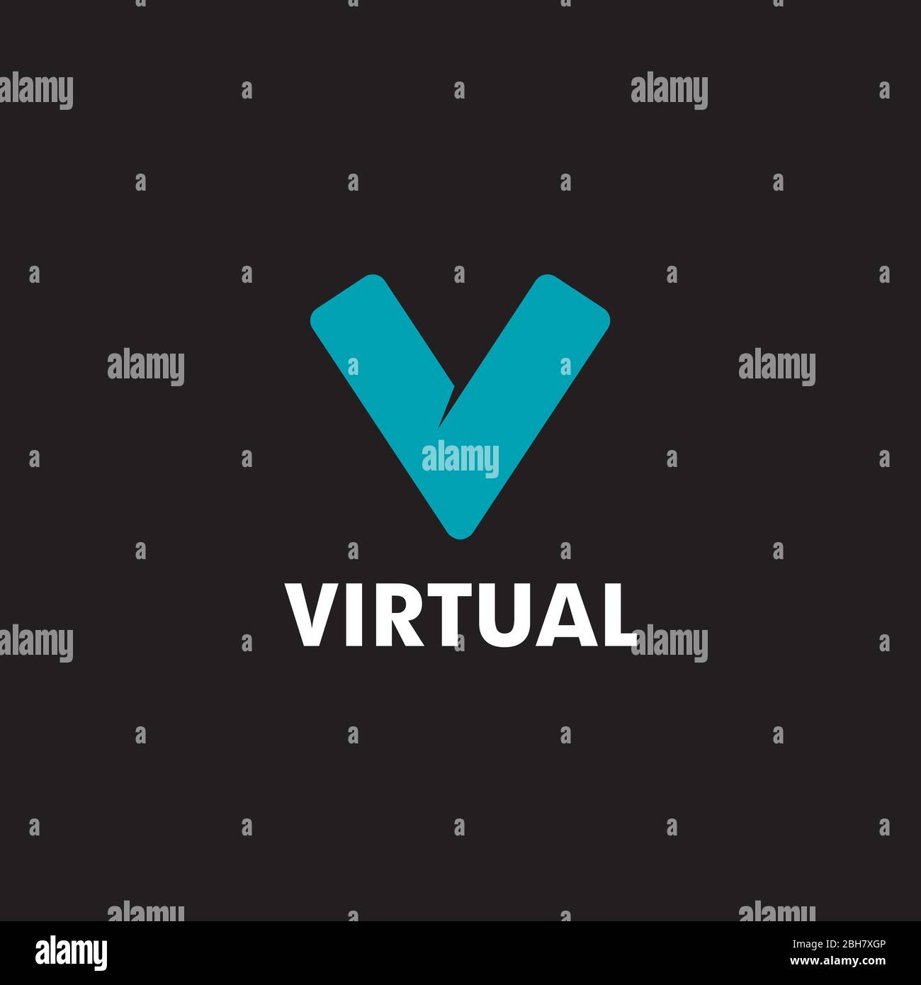 V letter initial icon logo design vector template Stock Vector Image ...