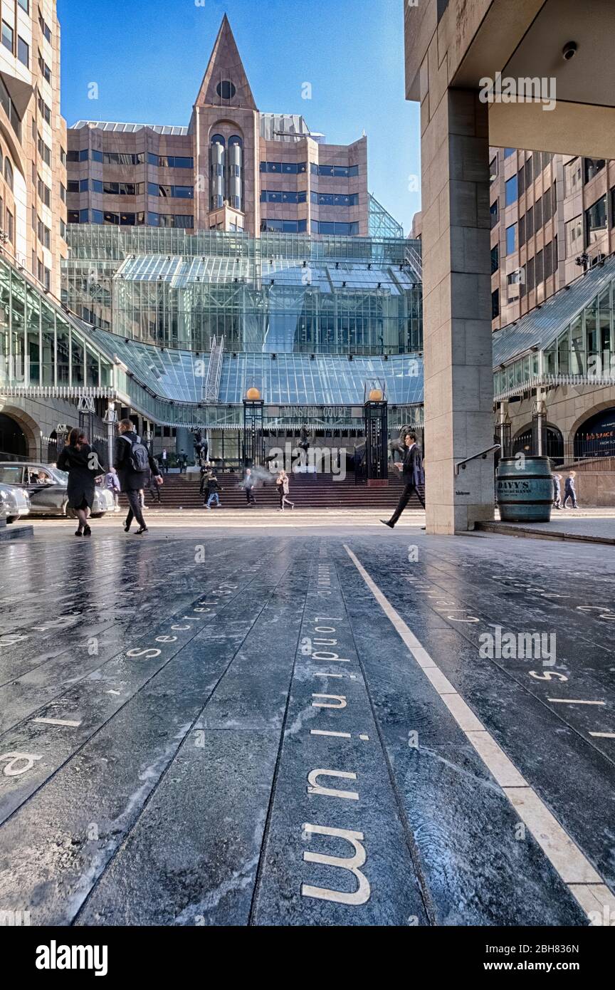 Minster Court, MIncing Lane, seen from Plantation Lane, showing the