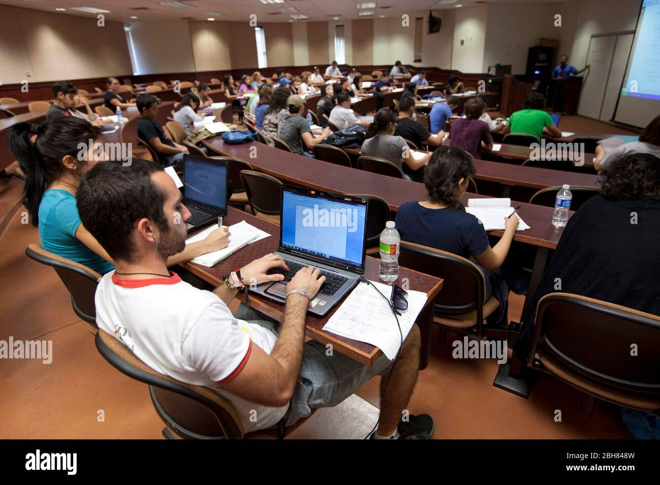 College Lecture Hall Laptops